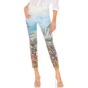 NWOT PRINTED SKINNY JEANS - MOTHER